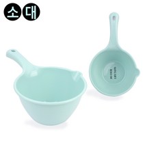 자루바가지 욕실 물바가지 목욕바가지 플라스틱 손잡이 바가지 욕실바가지 플라스틱바가지 손잡이바가지 원형바가지 플라스틱통, 소