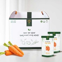 리얼팜 NFC저온착즙 당근즙 당근주스 제주 구좌 당근 국내산 물넣지않은 건강한 100%, 2박스 60포