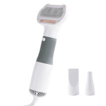개털 청소기 강아지털 개 건조기 110v/240v 3-In-1 빗 애완 동물 헤어 드라이어 고양이 강아지 손질 브러시 액세서리 용품 송풍기 새끼 그루머, [03] EU Plug  220V, [01] Gray