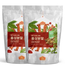 건강한우리집비옴 닥터비옴 100% 6년근 홍삼분말 300g, 2개