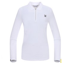 (노포점)가을 여성 백기모 요꼬에리 티셔츠 L21B3TO056_WH