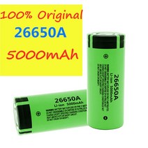 LED 손전등 토치용 리튬 이온 충전식 배터리 축전지 배터리 3.7V 26650 배터리 5000mAh 26650A, 03 4pcs