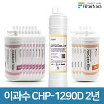 청호나이스 이과수 CHP-1290D 2년 세트 정수기 프리미엄 필터 호환, 2년세트 (8+1+4=13개)