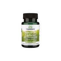 Swanson - Indole3 스완슨 인돌3 카비놀 위드 레스베라트롤 200mg 60정
