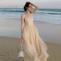 해변룩 여름휴가 드레스 아름다운 스커트 휴양지원피스 추천 해변스커트 롱비치원피스