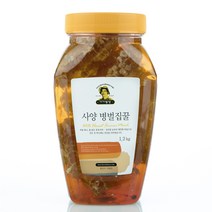 룰루네상점 병 벌집꿀 1.2kg 사양벌꿀 벌꿀집 산지직송