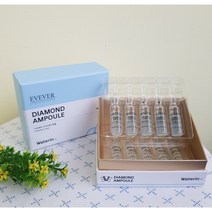 [이브에버] 다이아몬드 워터린 앰플 2ml X 20개 수분 진정 톤업 피부보호 피부관리실전용 홈케어 사은품 시트팩6종 + 샘플6종 무료증정