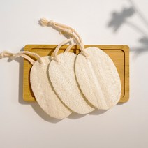 온생활과학 천연 수세미 친환경 수세미 고리형 4개입, 1세트