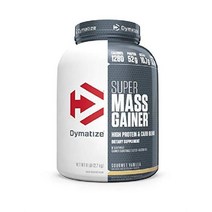 Dymatize 슈퍼매스 게이너 단백질 헬스 파우더 BCAA 보충제 6파운드, 고메 바닐라, 2kg