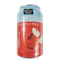 (맛나)미닛메이드스파클링10사과 350ML/코카콜라음료(주), 1개