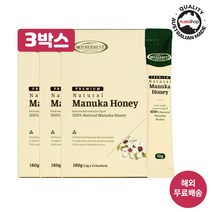 마더네스트 호주직구 마누카 꿀 스틱 180g(사은품증정) 호주산 허니, 3박스, 180g(12g*15개입)