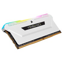 CORSAIR DDR4-3600 CL18 VENGEANCE RGB PRO SL WHITE 패키지 (16GB(8Gx2)) 데스크탑용, 선택없음