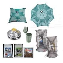 원터치 통발 민물 바다 투망 어망 장어 미꾸라지 그물, 바다통발 특대형, 블랙