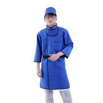 방사선 차폐복 엑스레이 CT 방사능 보호 납복, 0.35 앞치마 + 칼라 + 모자 + 안경