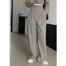 여성 이력서사진옷 면접 정장 자켓 여성 한 세련 블 재킷 &amp 높은 허리 바지 정장 넓은 다리 복장여성 여름 패션 2 피스/세트