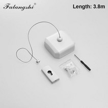 개폐식 옷 라인 건조기 홈 세탁 옷걸이 건조 랙 SUS 304 로프 벽 걸이 빨랫줄 랙 의류 건조기 WB3001, 20White WireRope3.8, 없음