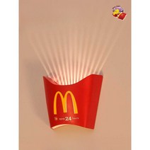 맥도날드 무드등 조명 카페 인테리어 여자친구 자취, DIY스티커+충전케이블+어린왕자가방