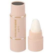 QDY 아이브로우 스탬프 쉐이핑 키트 헤어라인 파우더 재사용 가능한 메이크업 세트 원스텝 디파이너 여자 여자, 8.8x2.4cm., 플라스틱, 회색