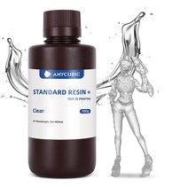 3D프린터 레진 ANYCUBIC 업그레이드된 표준 3D 프린터 수지 405nm SLA 고속 UV 경화 8K 가능 LCD/DLP/S, 화이트._1kg