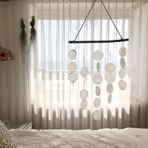 오-늘행복 우드 자개모빌 만들기 DIY 키트 패키지, 1.화이트