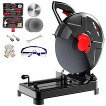 각도 절단기 고속 금속 철근 목재 PVC 파이프 통나무 컷팅기 4880W 슬라이딩 14인치 원형톱