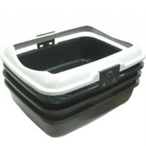 고양이 모래 2중거름망 평판화장실(L06)블랙, 상세페이지 참조