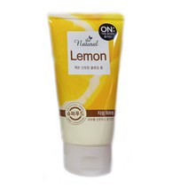 엘지 온더바디 내추럴 레몬 산뜻한 클렌징폼 (지성피부용) 120g x 1개