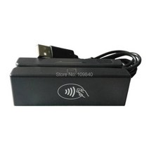 카드리더기 메모리MSR98U 2 in 1 USB 전체 3 트랙 마그네틱 스트라이프 카드 리더기 RFID 라이터 무료 SD, 한개옵션0