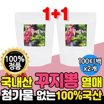 국내산 꾸찌봉 차 1개 100티백 국산 꾸지뽕 꾸찌뽕 구찌뽕 열매 티백 고급 추출물 나무 카페인없는 차 국산 꾸지뽕 차 물대신 먹을 수 있는 마실수있는 탕비실 사무실 부모님, 2개(200티백)