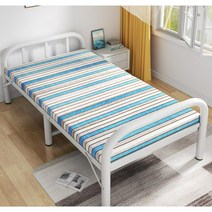 고시원침대 기숙사 현대식 단단한 원룸싱글침대, 13.은회색-스틸프레임-190X90