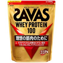 메이지 자바스 (SAVAS) 유청 단백질 100 코코아 맛 2200g
