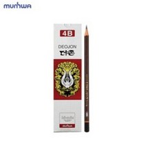 문화연필 더존 4B 12자루입, 36개입