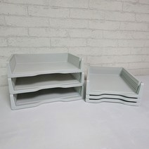 서류정리함 보관함 서류꽂이 트레이 이면지함, 가로형