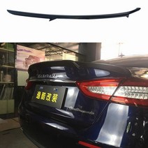마세라티 콰트로포르테 카본 트렁크 립 윙 스포일러 스플리터, 없음