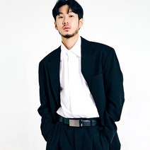 남자 정장벨트 가죽 자동조절 허리띠 블랙