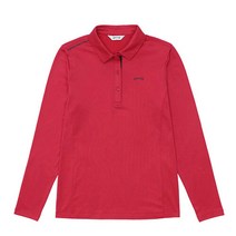 핑 핑골프웨어 C 12293TO952_PK 여성 솔리드 어깨 레터링 카라 티셔츠 12293TO952_PK