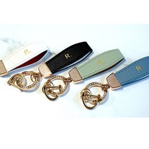 현대 골드라인 TPU 스마트 키케이스 그랜져 GN7 아이오닉6 코나 SX2 포터2 EV 그랜드스타렉스, R 골드 스트랩, 블랙