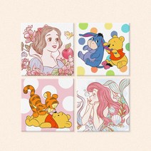 아이러브페인팅 디즈니 DIY 그리기 미니 이젤 프린세스 set (1318), 러브_1318 페인팅