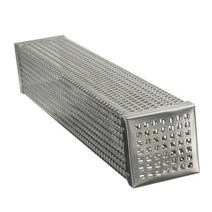 펠렛 팰릿 난로 화목난로 펠렛연소기 가정용 펠릿난로15/30cm 스퀘어 라운드 바베큐 그릴 뜨거운 차가운 흡, 04 Square-30cm Length