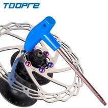 TOOPRE 산악 자전거 T25 Torx 렌치 자전거 디스크 브레이크 디스크 디스크 나사 설치 및 제거 도구, 블루, S2 합금 강철