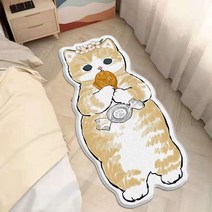 캐릭터러그 거실 자취방 아이방러그 고양이 러그