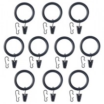 이케아 SYRLIG 쉴리그 커튼링클립 고리 블랙 38 mm