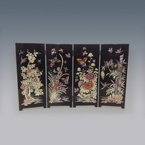 마킹사군자병풍 - 나전칠기 자개함 특별한선물 외국인선물 병풍