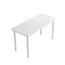 사무실 원룸 컴퓨터책상 높이조절 미니멀, 화이트