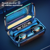 Podofo 무선 Tws 5.0 Android / IOS 아이폰용 블루투스 이어버드 삼성