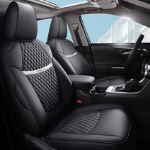 패션 자동차 시트 커버 인조 가죽 내부 풀 도요타 셀렉트 RAV4 2019, 11 Coffee 2022