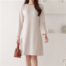 오노마 오노마 ONM 루즈핏 데일리 골지 미디 원피스 여자 데일리 직장인 (8055847)