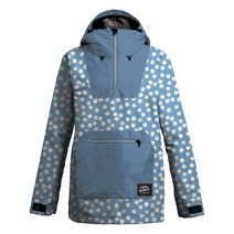 2223 에어블라스터 프리덤 여성 스노우 보드 풀오버 자켓 AIRBLASTER Womens Freedom Pullover Light Blue Daisy