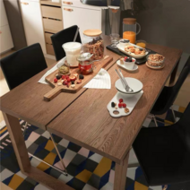 6인용 세라믹 월넛 원형 세트 세덱 식탁 포세린 낮은, A