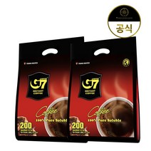 G7 블랙 커피 2g 200개입+200개입 총400개입 수출용